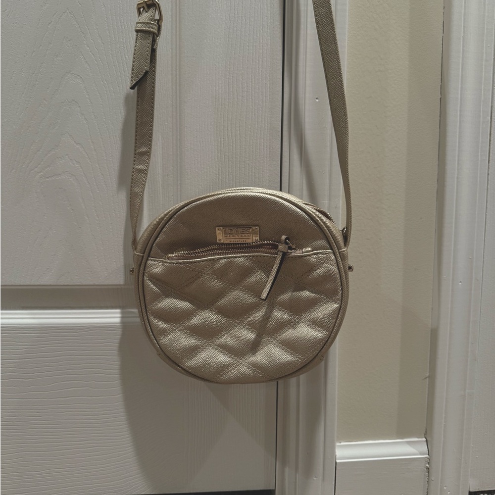 Jones NY Signature Gold Crossbody Purse